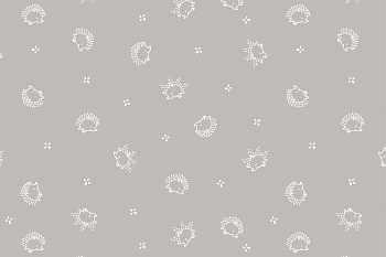 картинка Ткань с принтом Маленькие ежики Т696_8 от компании Руткани картинка Ткань с принтом Маленькие ежики Т696_8 от компании Руткани