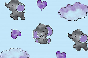 картинка Т682 Мечты слоника 9061а 18-3533 19-3900 от компании Руткани