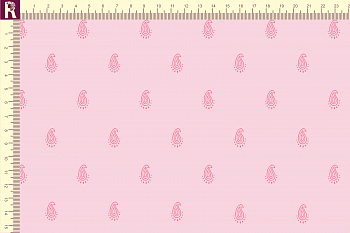 картинка Т601 Огурчики 9509а_2008 (розовые огурчики на светло-розовом фоне) от компании Руткани