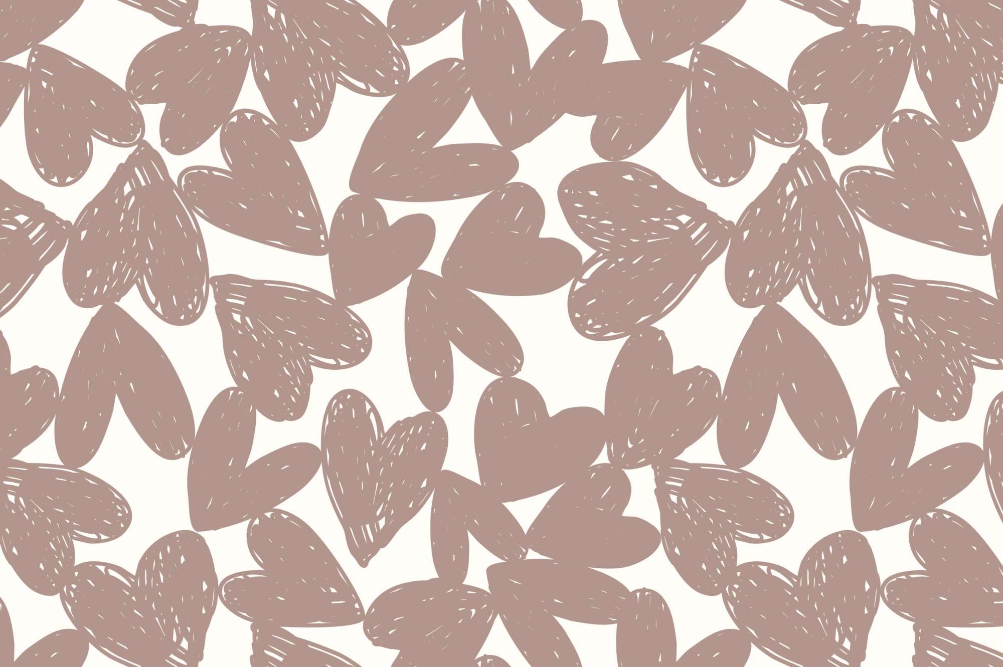 картинка Ткань с принтом Карандашные сердца Т688_9 от компании Руткани