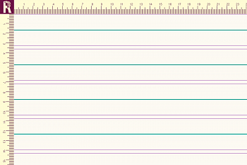 картинка Т131 Двухцветная полоска 9050а_6005_2028(зеленая и сиреневая полоски на молочном фоне) от компании Руткани