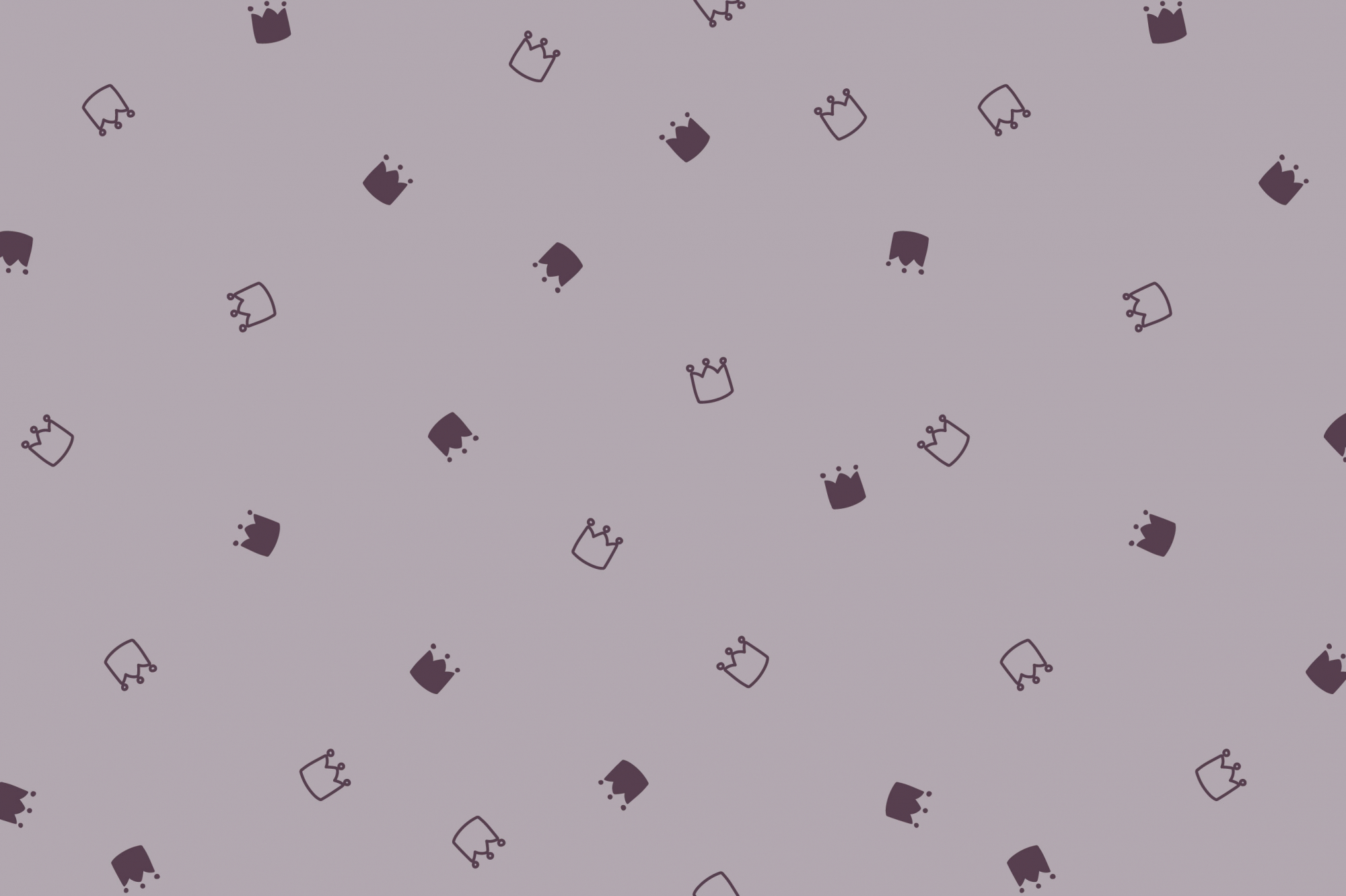 картинка Ткань с принтом Милые короны Т698_12 от компании Руткани