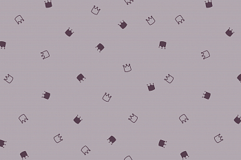 картинка Ткань с принтом Милые короны Т698_12 от компании Руткани картинка Ткань с принтом Милые короны Т698_12 от компании Руткани