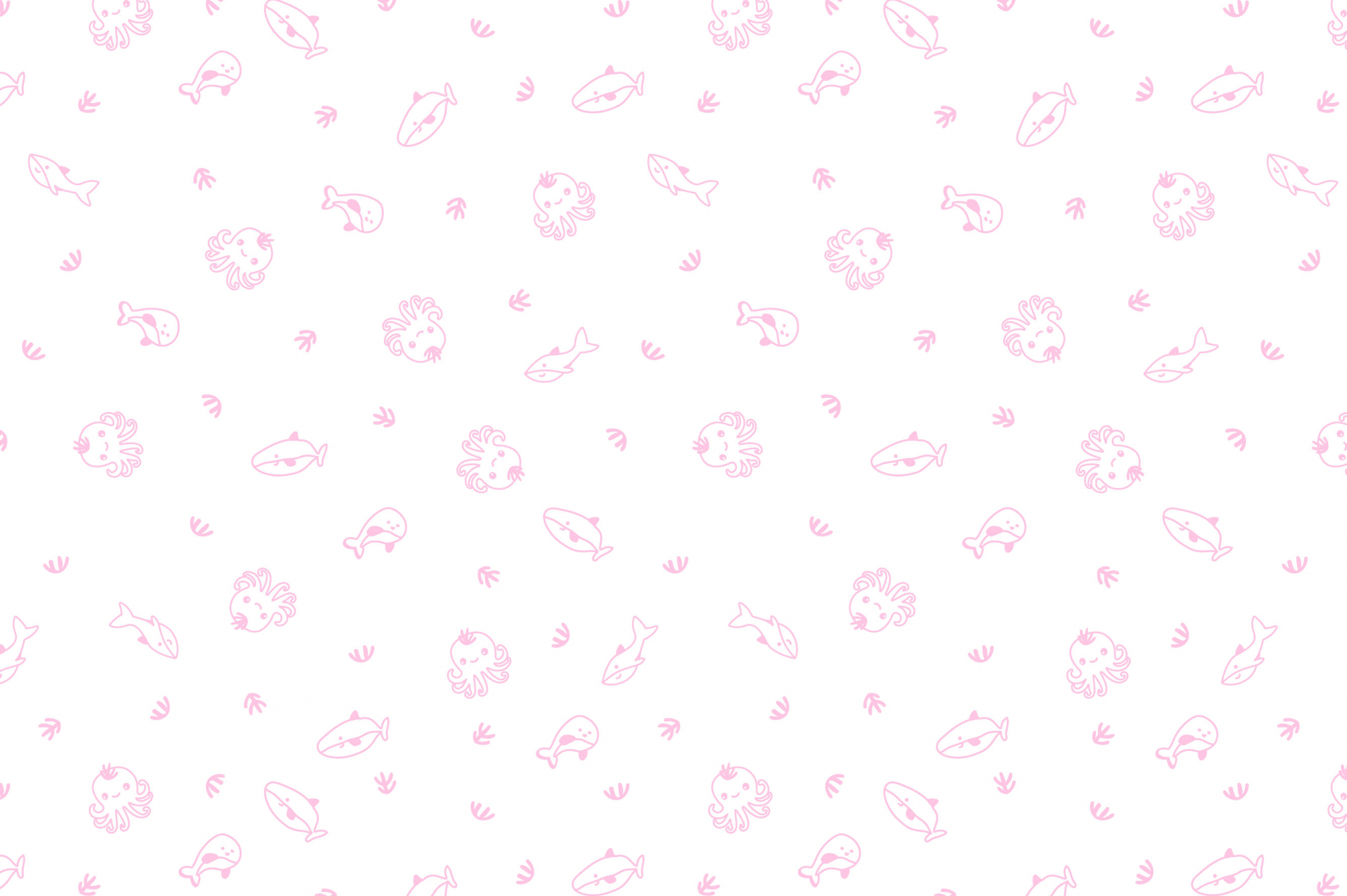 Ткань с принтом Морские друзья Т695_5