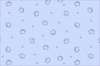картинка Ткань с принтом Маленькие ежики Т696_13 от компании Руткани картинка Ткань с принтом Маленькие ежики Т696_13 от компании Руткани