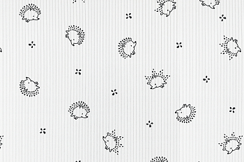картинка Т696 Маленькие ежики , colour 9000/8009*(Lt), Интерлок с выставом (3х1), 40/1, пачка, пенье, 180 gr, 100% хлопок, принт_пигмент, Rutkani от компании Руткани
