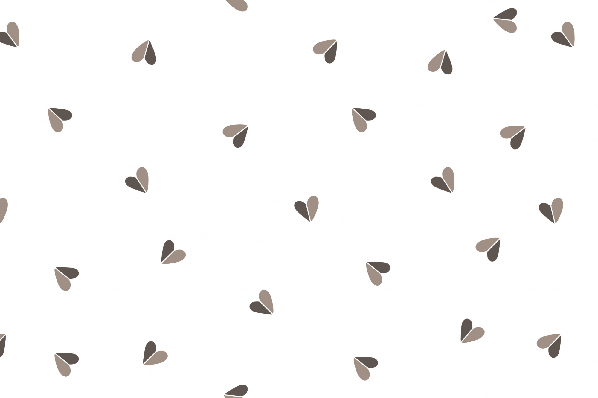 картинка Ткань с принтом Сердечки-половинки Т691_3 от компании Руткани