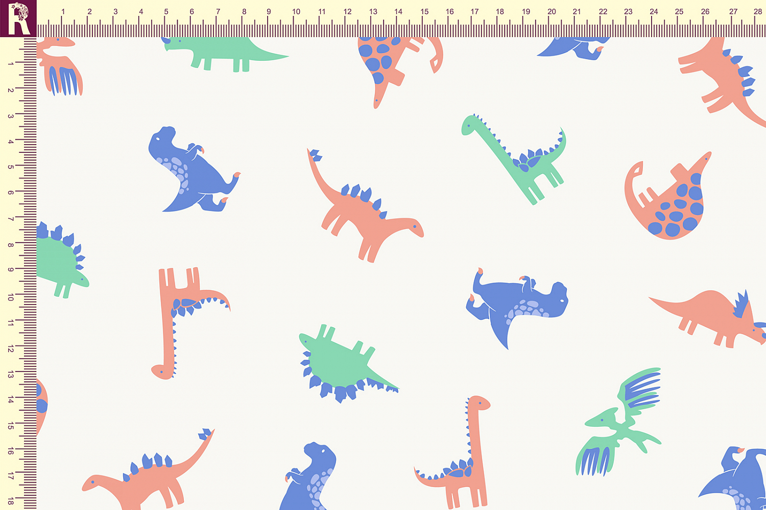 Т644 Динозаврики 9050S 16-1542 15-6123 17-3936