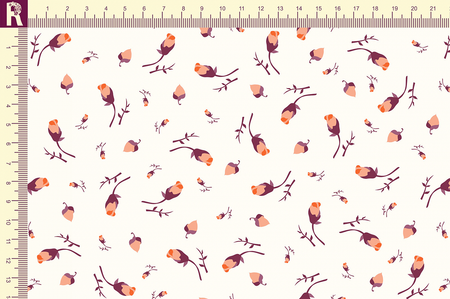 Т674 Бутоны роз 9050а 19-2025 16-1364