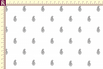 картинка Т601 Огурчики 9000_8001 (черные огурчики на белом фоне) от компании Руткани
