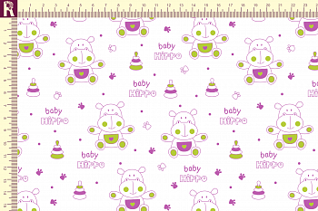 картинка Т537 Hippo 17-3023 14-0446 от компании Руткани