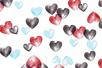 картинка Т683 Воздушные сердечки 9000 14-4816 19-4014 18-1653 от компании Руткани