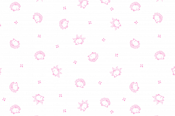 картинка Ткань с принтом Маленькие ежики Т696_5 от компании Руткани картинка Ткань с принтом Маленькие ежики Т696_5 от компании Руткани