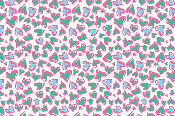 картинка Т608 Леопардовые сердца 9050S 15-4323 16-5427 17-2127 от компании Руткани