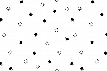 картинка Ткань с принтом Милые короны Т698_4 от компании Руткани картинка Ткань с принтом Милые короны Т698_4 от компании Руткани