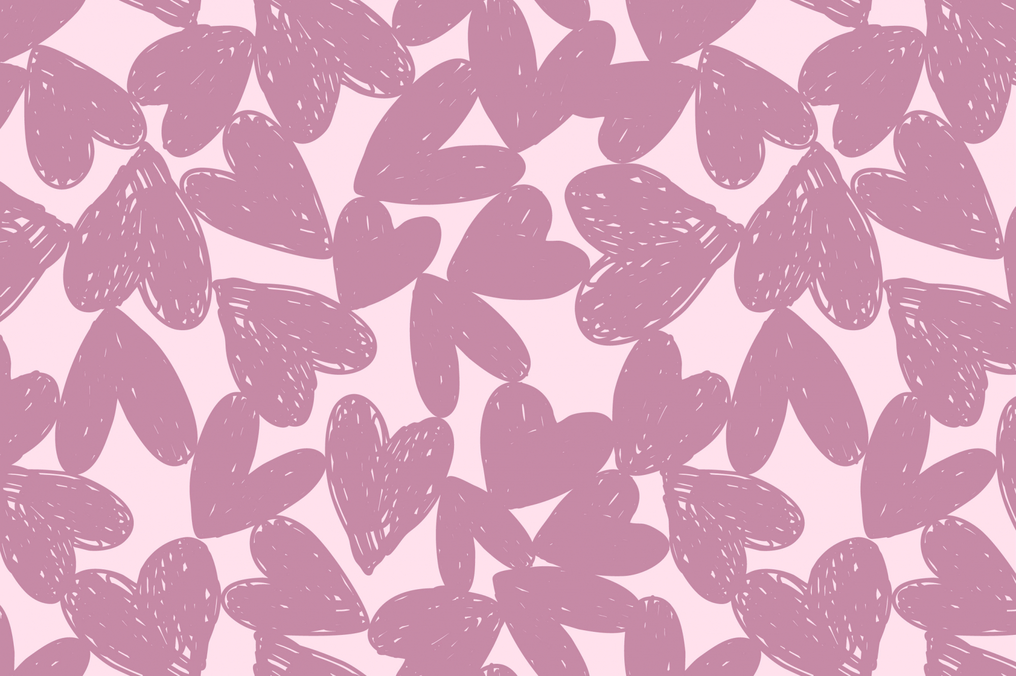 картинка Ткань с принтом Карандашные сердца Т688_11 от компании Руткани