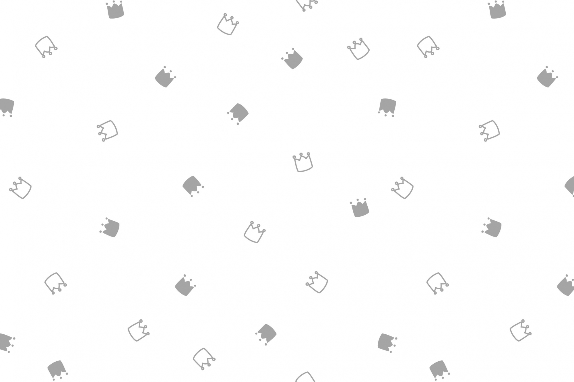 картинка Ткань с принтом Милые короны Т698_13 от компании Руткани