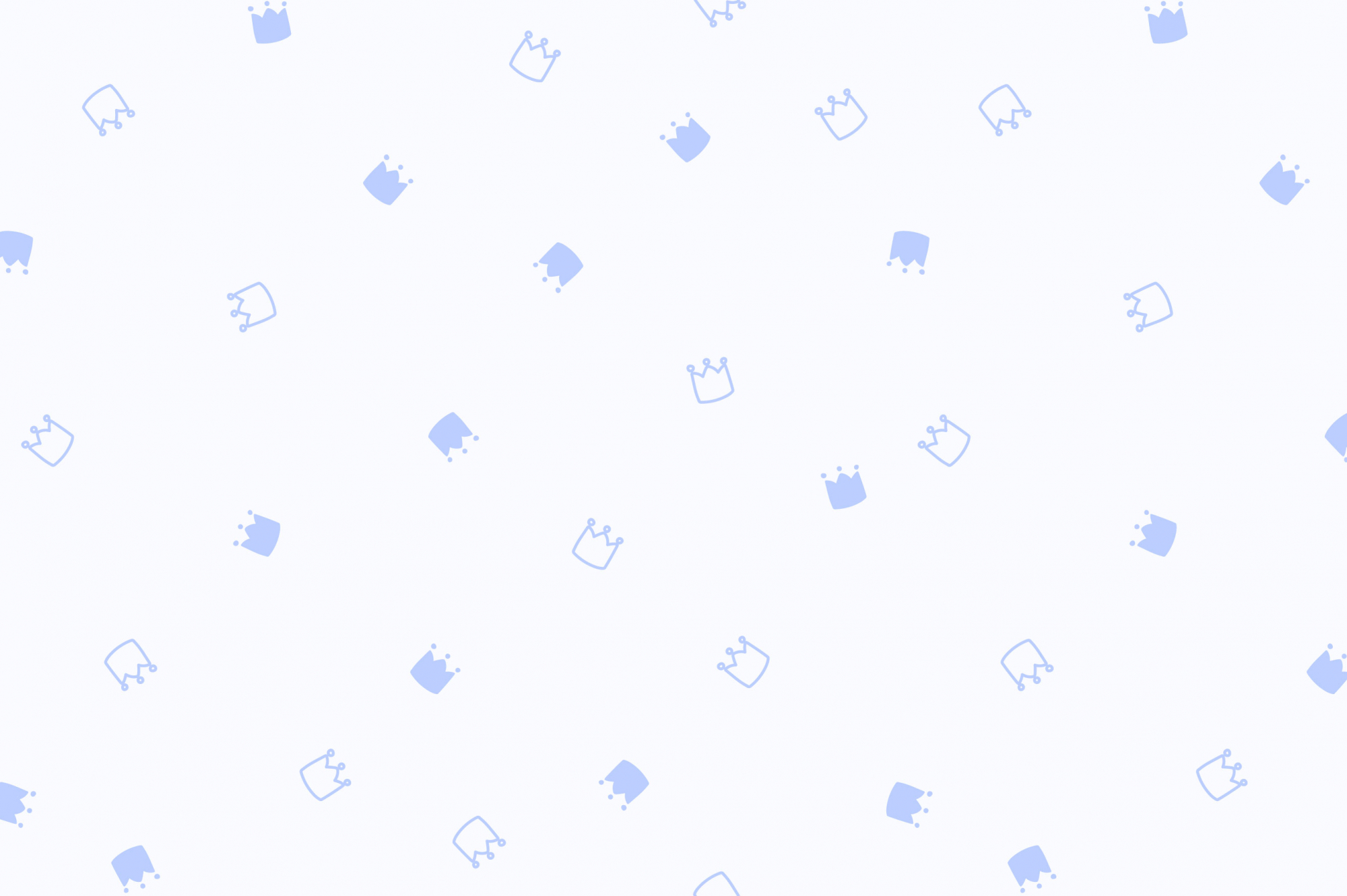 картинка Ткань с принтом Милые короны Т698_2 от компании Руткани