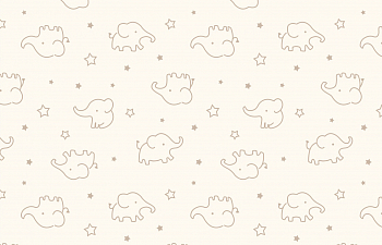 картинка Т584а Слоники (контур), colour 9050а/4002*(sa), Кулирная гладь, 30/1, пачка, кардная, 145 gr, 100% хлопок, принт_пигмент, Rutkani от компании Руткани