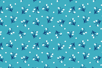 картинка Т679 Ландыш 16-4728 19-4044 9000_матвайс от компании Руткани