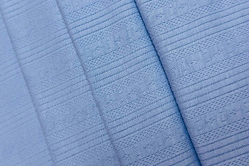 картинка Дизайн 1 Линии, 9460 Голубой (ru), Интерлок жаккард, 30/1 (ru), пачка 90-95 см, компакт, 180 gr, 100% хлопок, г/кр, Родники RODNIKI от компании Руткани