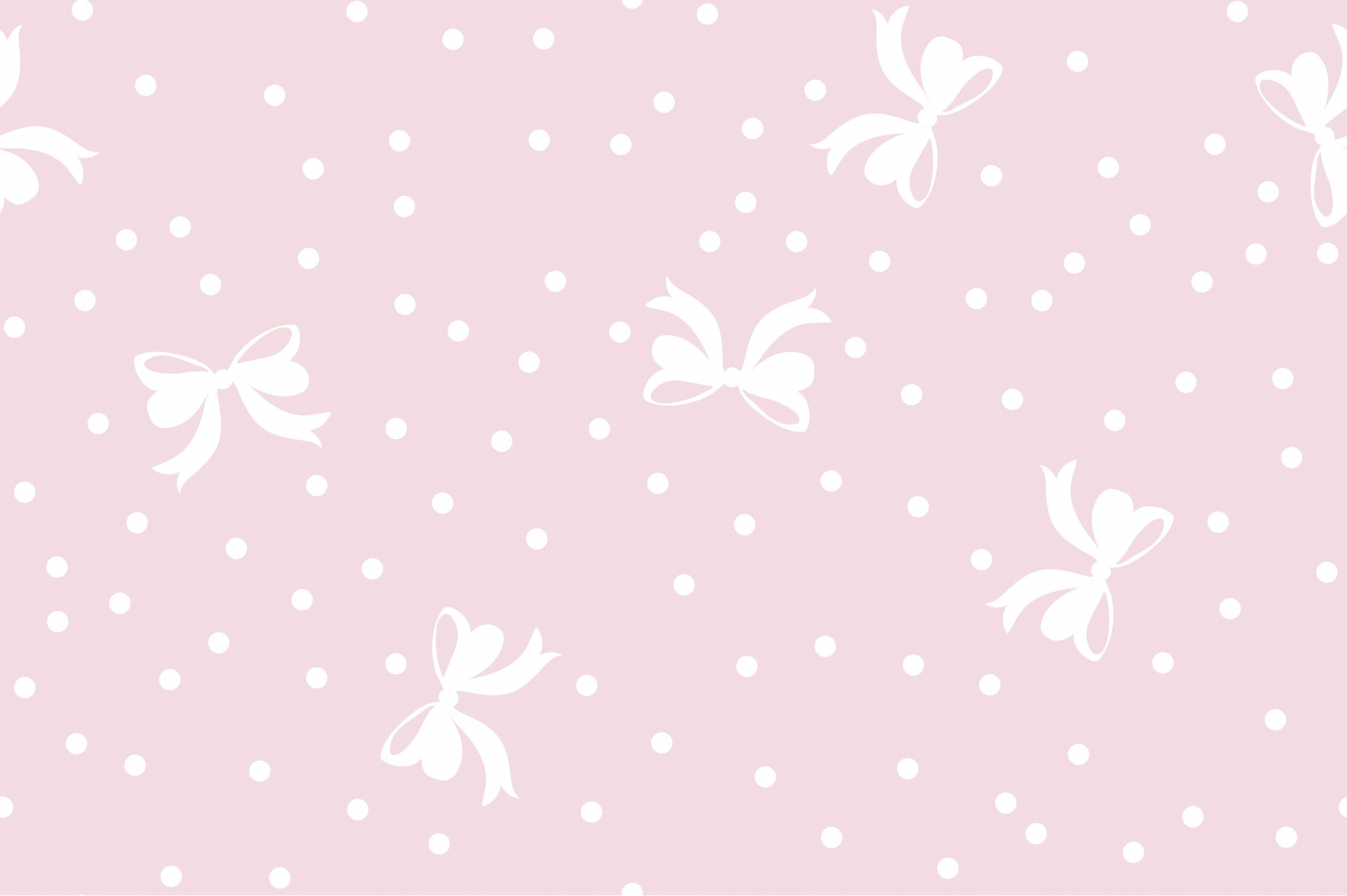 картинка Ткань с принтом Т685 Бантики и горошки Т685-3 от компании Руткани