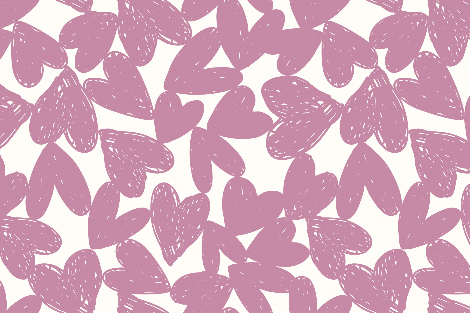 картинка Ткань с принтом Карандашные сердца Т688_10 от компании Руткани