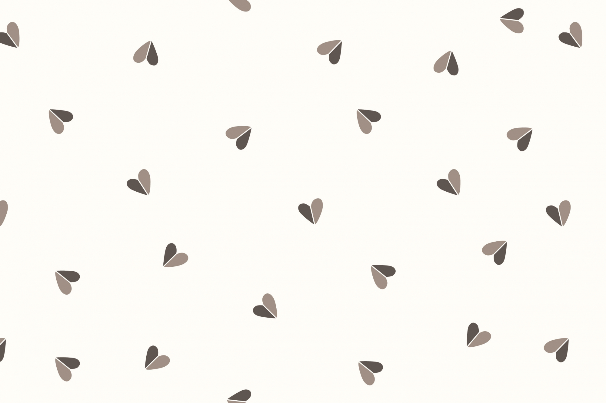 картинка Ткань с принтом Сердечки-половинки Т691_2 от компании Руткани