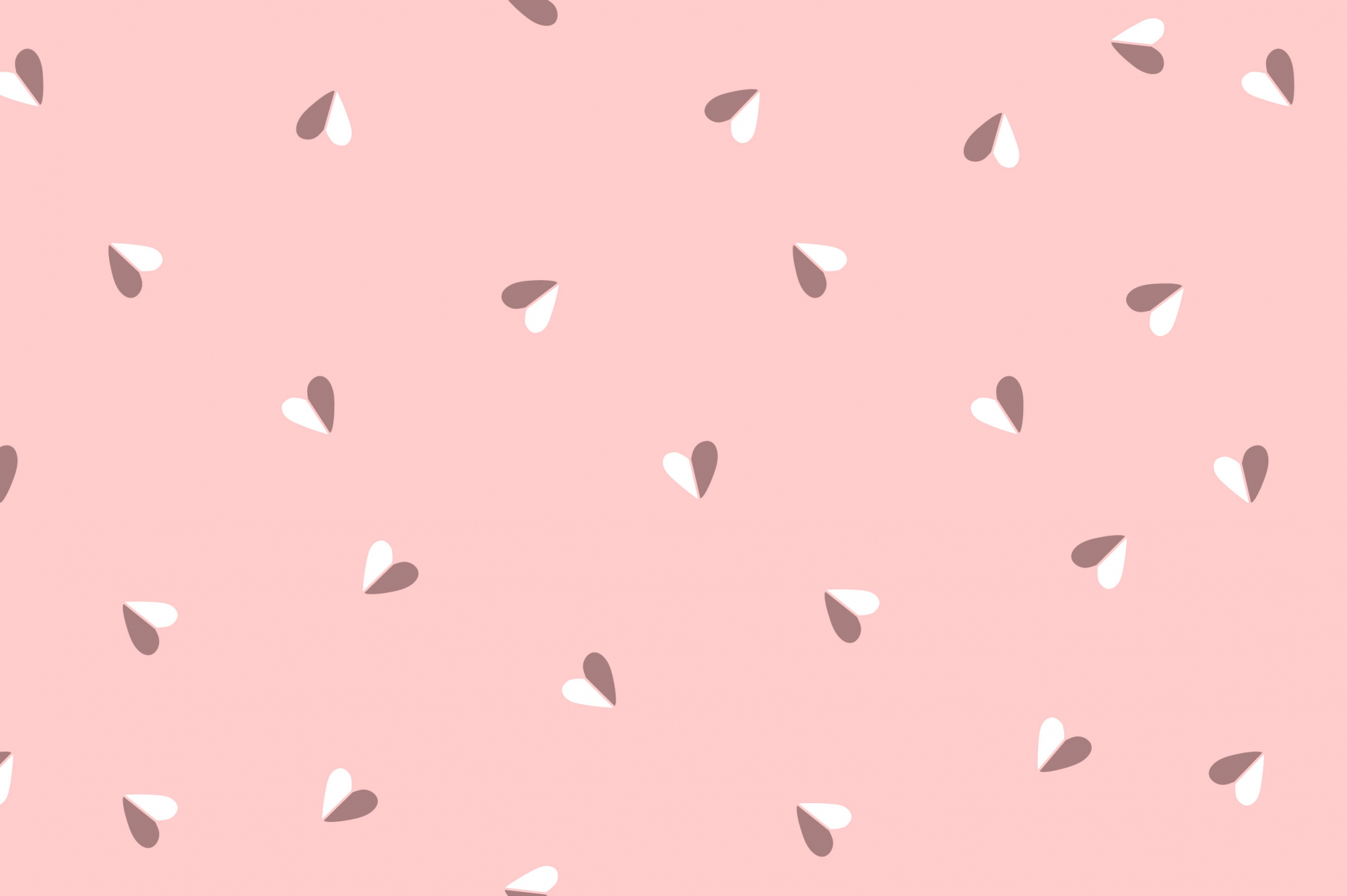 картинка Ткань с принтом Сердечки-половинки Т691_14 от компании Руткани