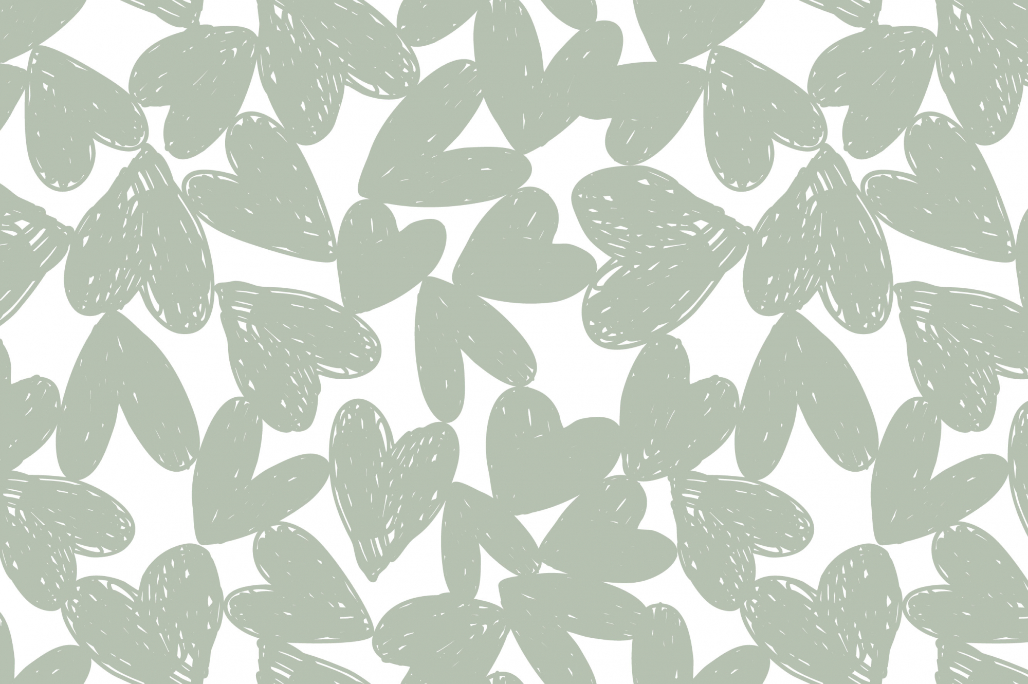 картинка Ткань с принтом Карандашные сердца Т688_14 от компании Руткани