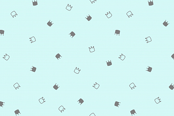 картинка Ткань с принтом Милые короны Т698_10 от компании Руткани картинка Ткань с принтом Милые короны Т698_10 от компании Руткани