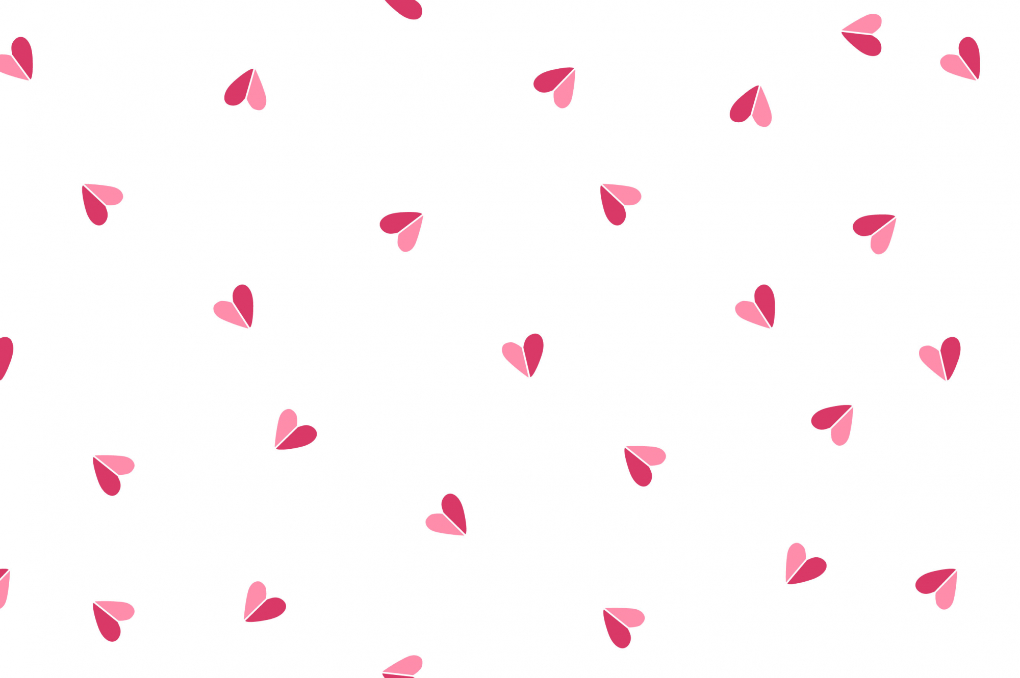 картинка Ткань с принтом Сердечки-половинки Т691_9 от компании Руткани