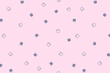 картинка Ткань с принтом Милые короны Т698_15 от компании Руткани картинка Ткань с принтом Милые короны Т698_15 от компании Руткани