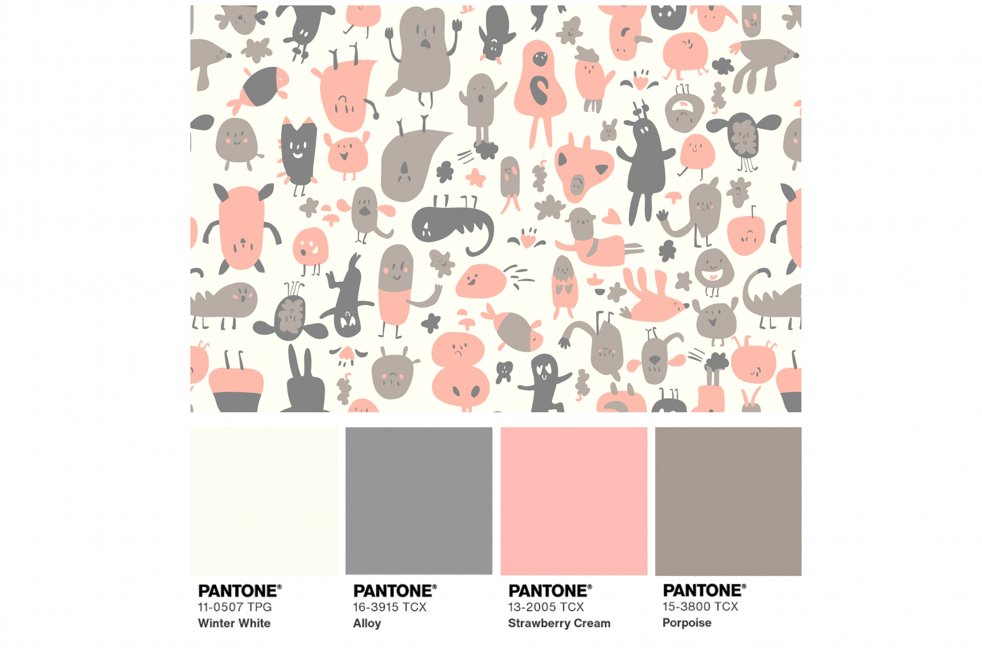 картинка Ткань с принтом Озорной пластилин Т700_5 от компании Руткани