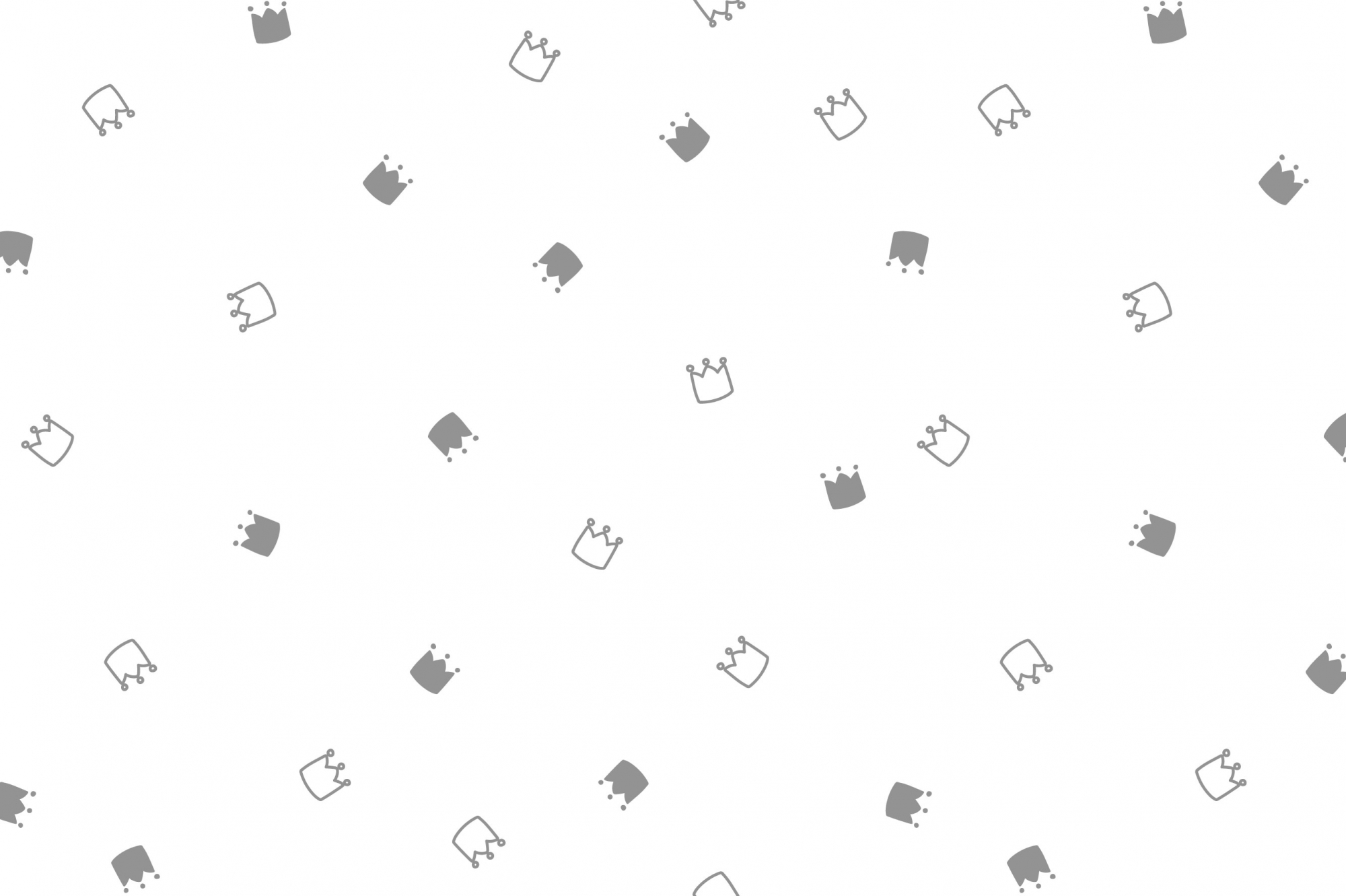 картинка Ткань с принтом Милые короны Т698_3 от компании Руткани