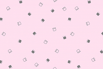 картинка Ткань с принтом Милые короны Т698_8 от компании Руткани картинка Ткань с принтом Милые короны Т698_8 от компании Руткани