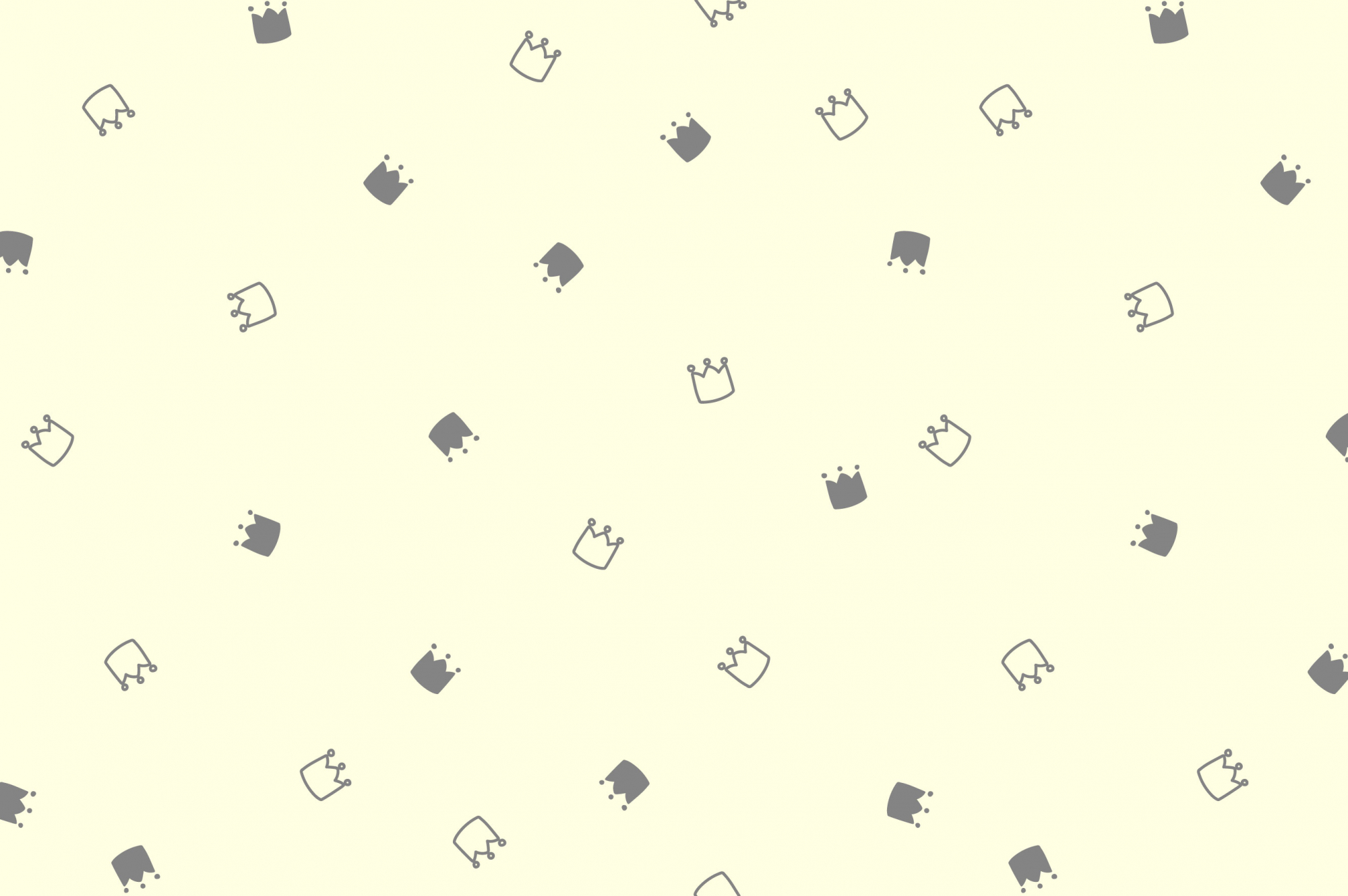 картинка Ткань с принтом Милые короны Т698_9 от компании Руткани