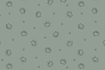 картинка Ткань с принтом Маленькие ежики Т696_11 от компании Руткани картинка Ткань с принтом Маленькие ежики Т696_11 от компании Руткани