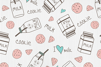 картинка Т690 Молоко и Печенье, colour 9000/4031/3005/6026*(ru), Интерлок выстав (4/2), 40/1 (ru), пачка 90-95 см, компакт, 175 gr, 100% хлопок, принт_пигмент, от компании Руткани