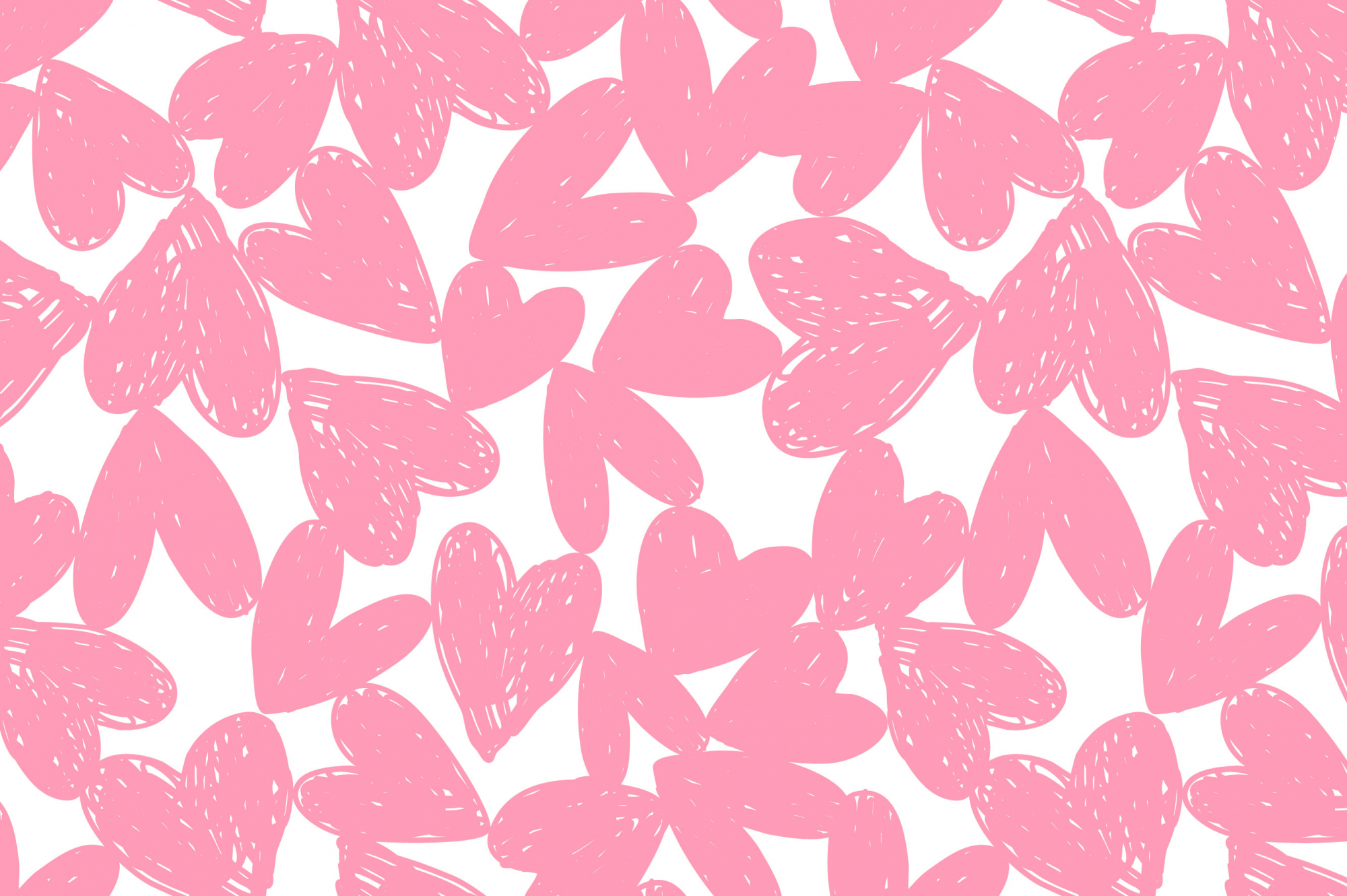 картинка Ткань с принтом Карандашные сердца Т688_2 от компании Руткани