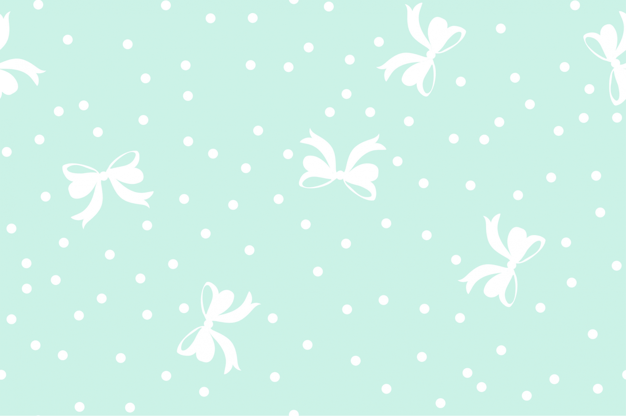 картинка Ткань с принтом Бантики и горошки Т685 -1 от компании Руткани