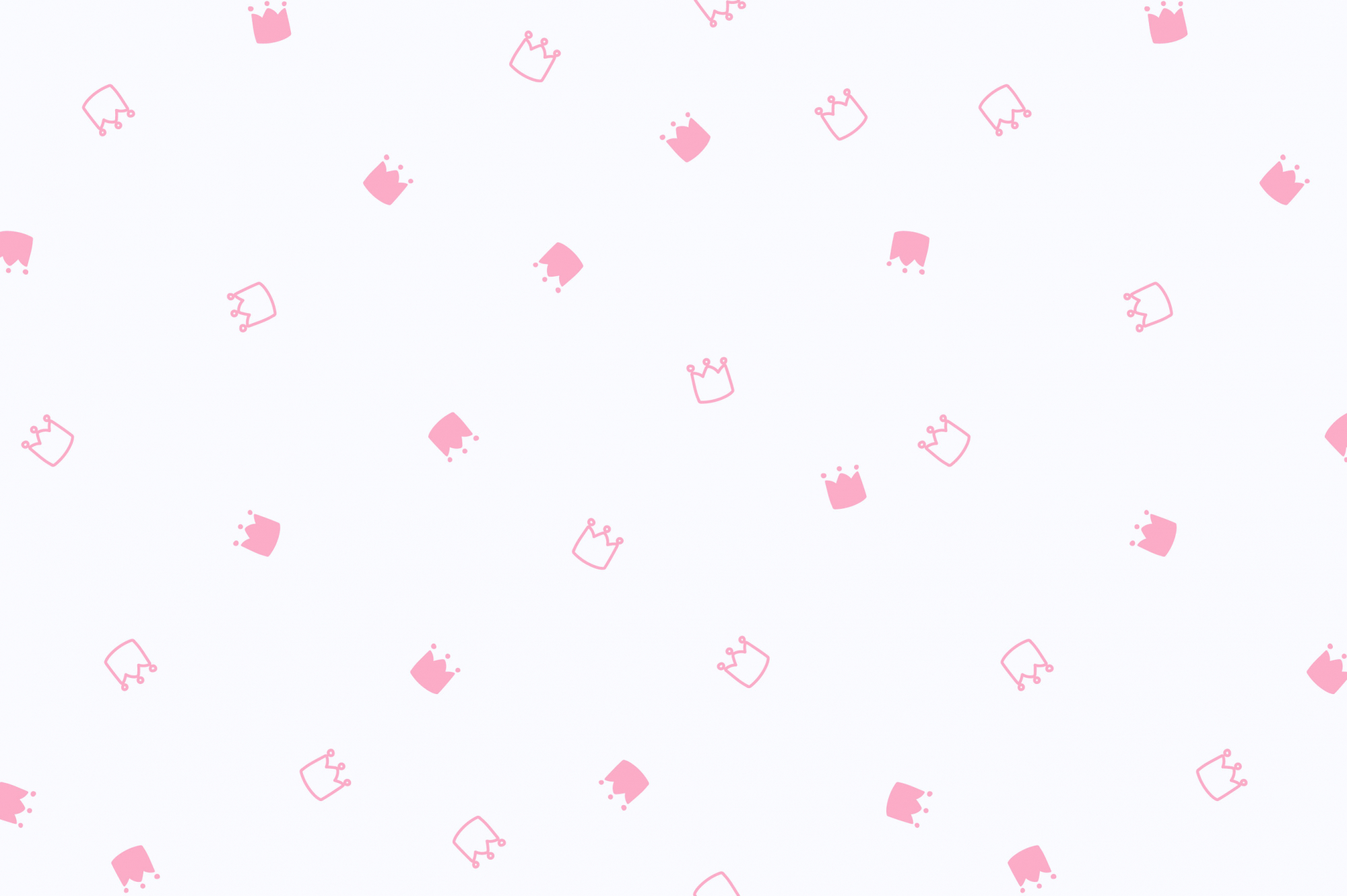 картинка Ткань с принтом Милые короны Т698_1 от компании Руткани