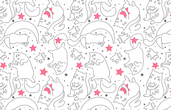 картинка Т586 КотоМама, colour 9000/8019/2008*(ma), Кулирная гладь, 30/1, пачка, кардная, 145 gr, 100% хлопок, принт_пигмент, Rutkani от компании Руткани