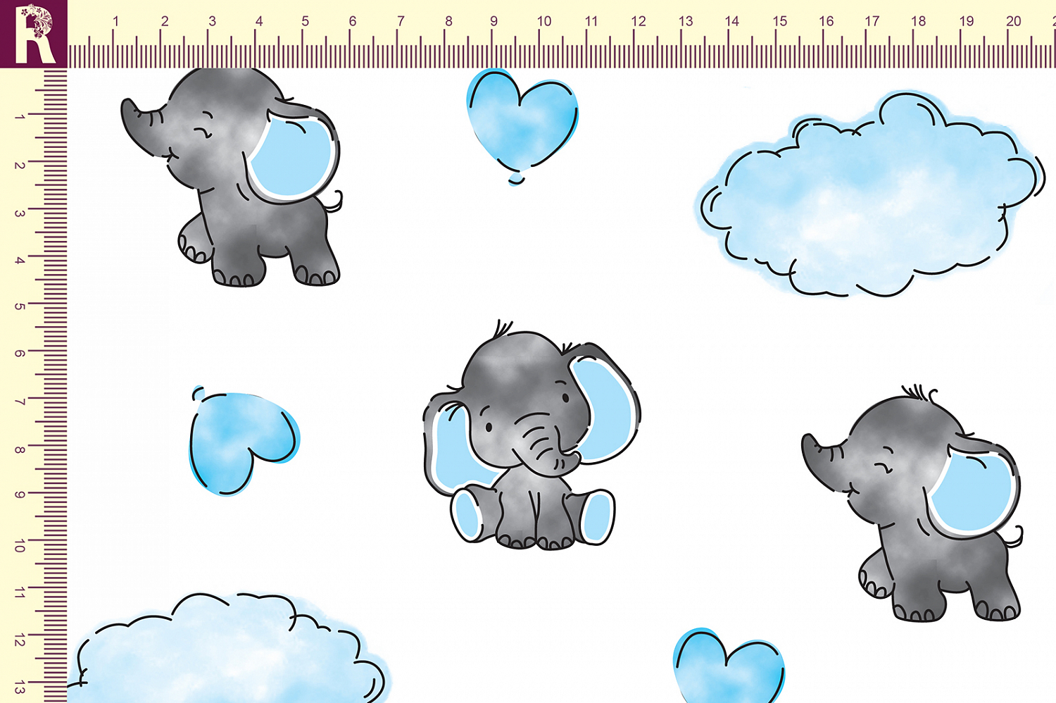 Т682 Мечты слоника 9000 15-4323 18-3918