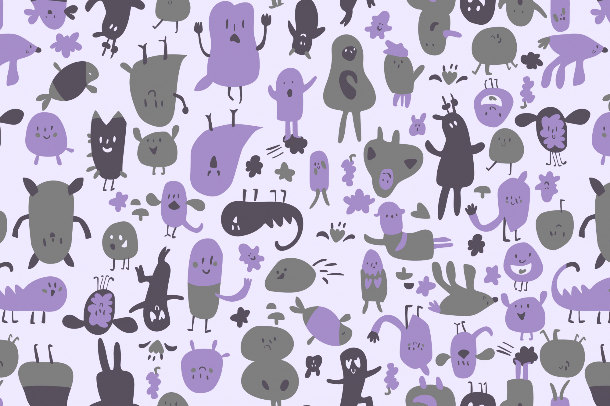 картинка Ткань с принтом Озорной пластилин Т700_13 от компании Руткани