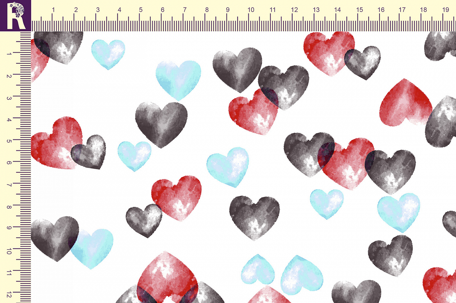 Т683 Воздушные сердечки 9000 14-4816 19-4014 18-1653